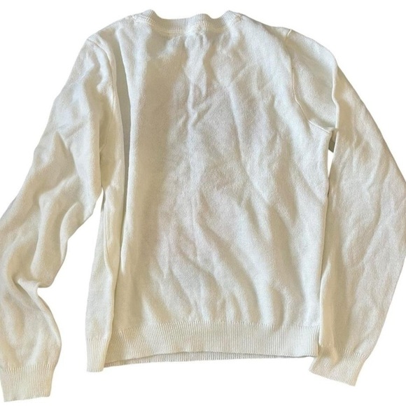 Christmas Sweater youth 12/14 H&M white and red puppy holiday sweater. - Picture 2 of 5